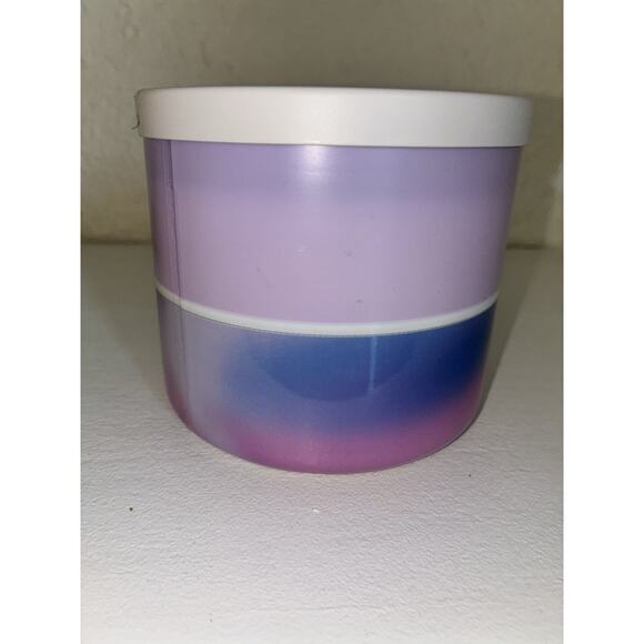 Bath & Body Works Fresh Cut Lilacs Large 3-Wick Soy Scented Candle 14.5 oz New - Picture 4 of 6
